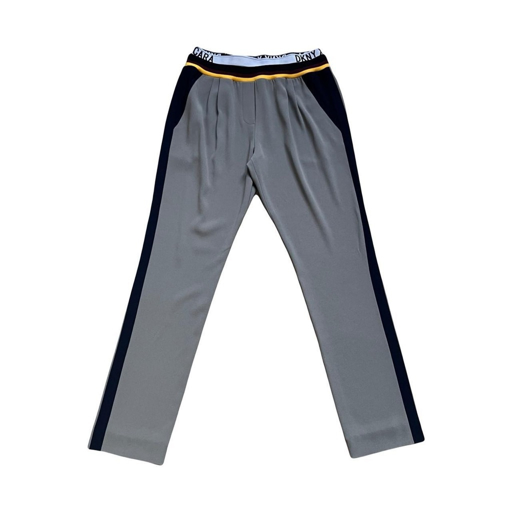 DKNY x Cara Delevigne grey pants